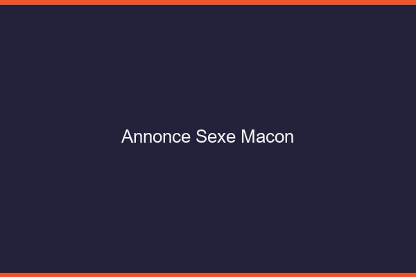 Annonce sexe Mâcon