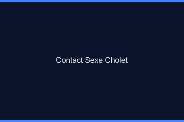 Contact sexe Cholet