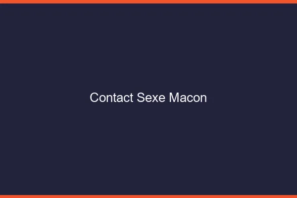 Contact sexe Mâcon