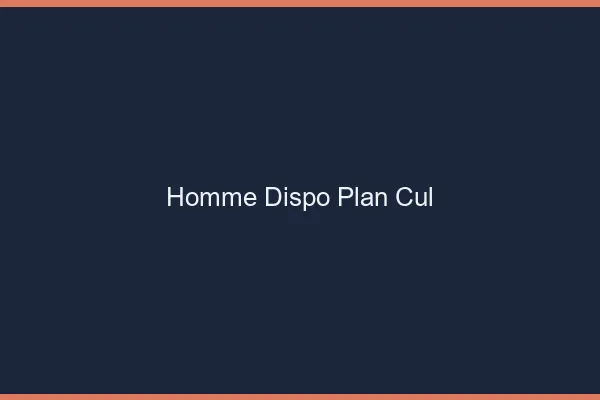 Homme dispo plan cul