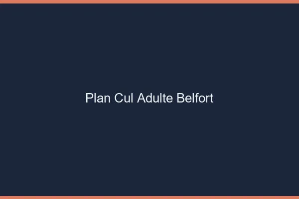 Plan cul adulte Belfort