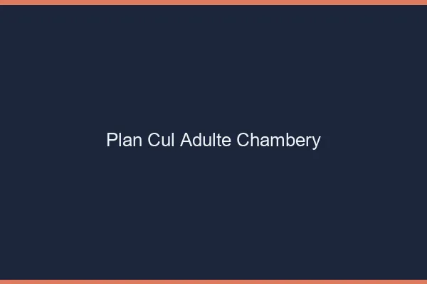 Plan cul adulte Chambéry