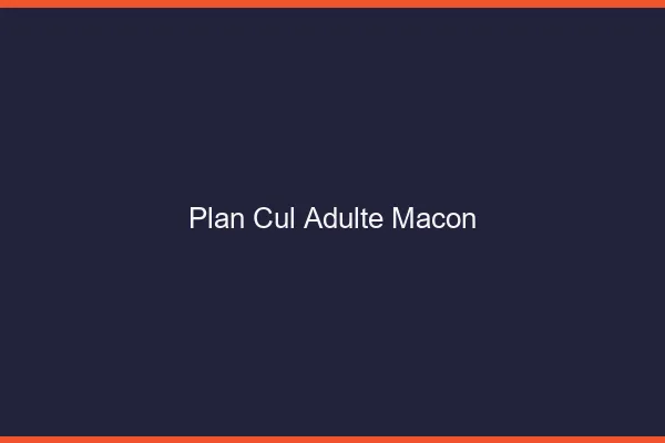 Plan cul adulte Mâcon