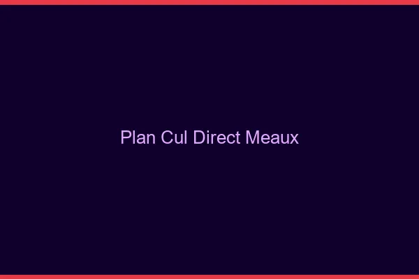 Plan cul direct Meaux