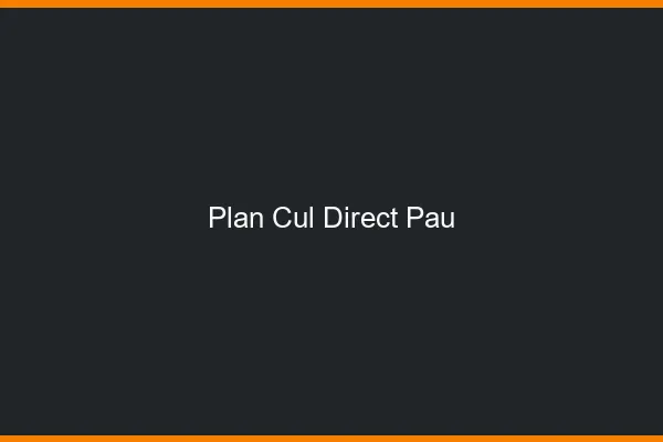 Plan cul direct Pau