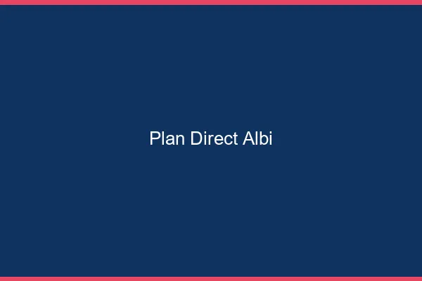 Plan direct Albi