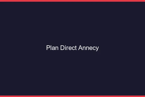 Plan direct Annecy