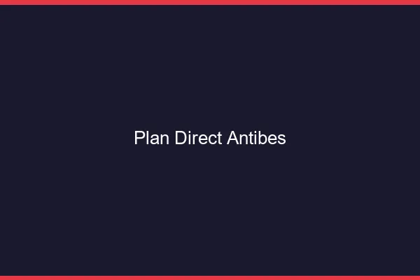 Plan direct Antibes