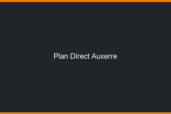 Plan direct Auxerre