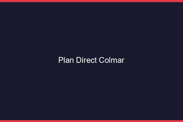 Plan direct Colmar