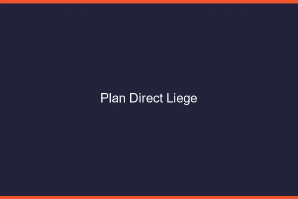 Plan direct Liège