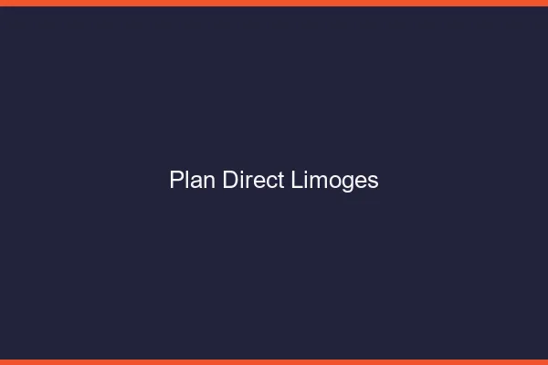Plan direct Limoges