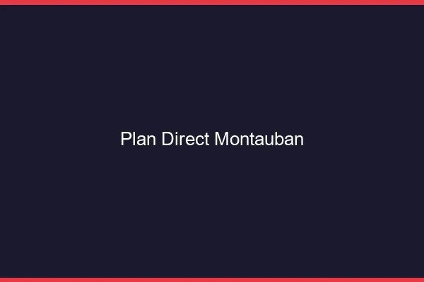 Plan direct Montauban