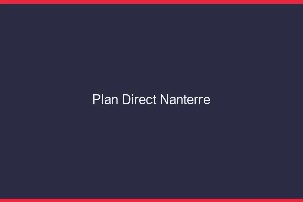 Plan direct Nanterre