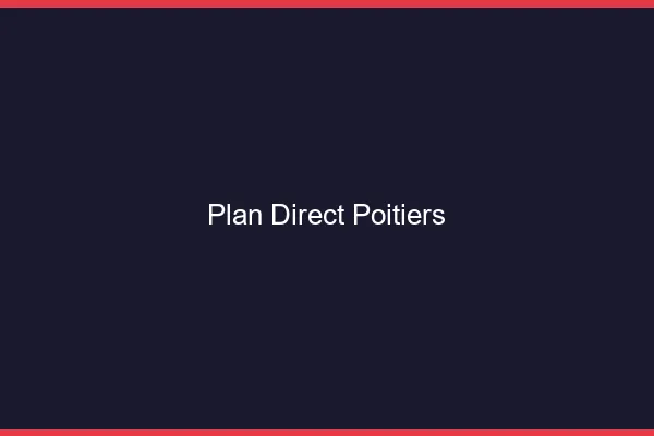 Plan direct Poitiers