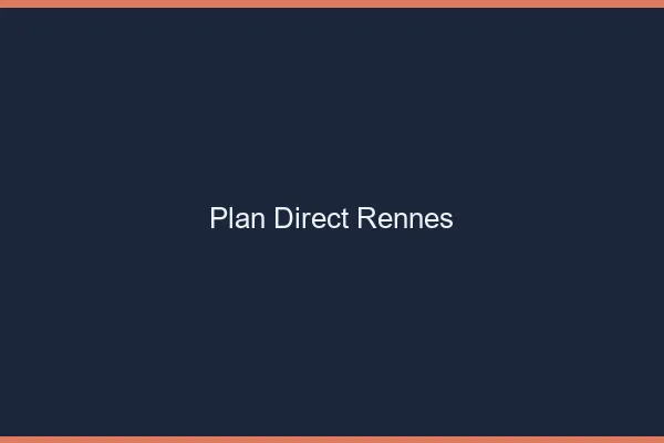 Plan direct Rennes