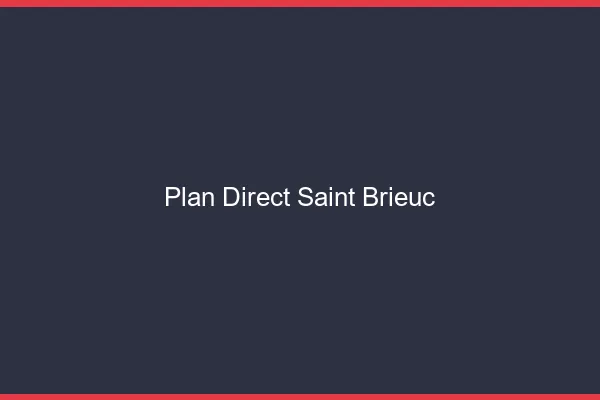 Plan direct Saint-Brieuc