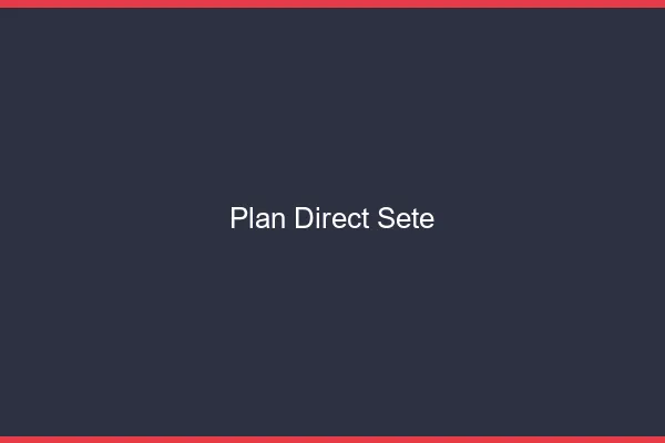 Plan direct Sète