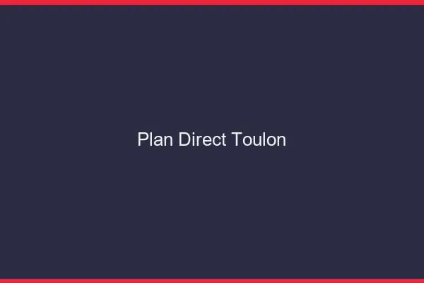 Plan direct Toulon