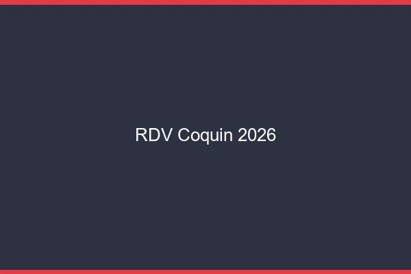 RDV coquin 2026