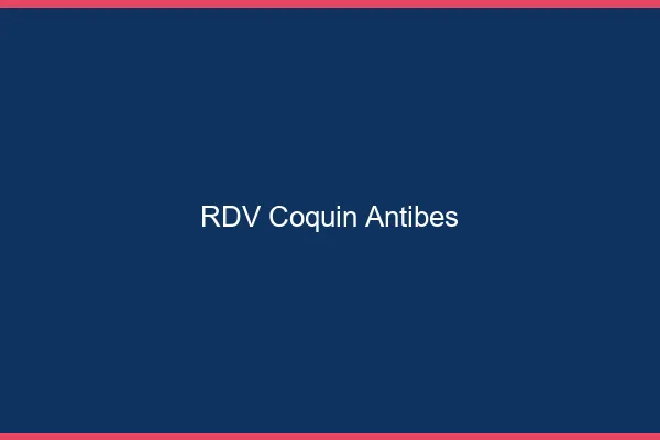RDV coquin Antibes