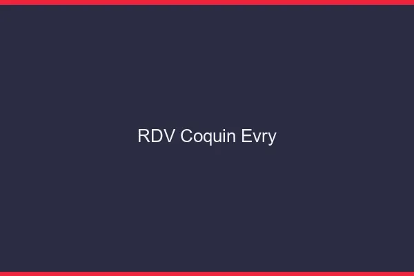 RDV coquin Évry