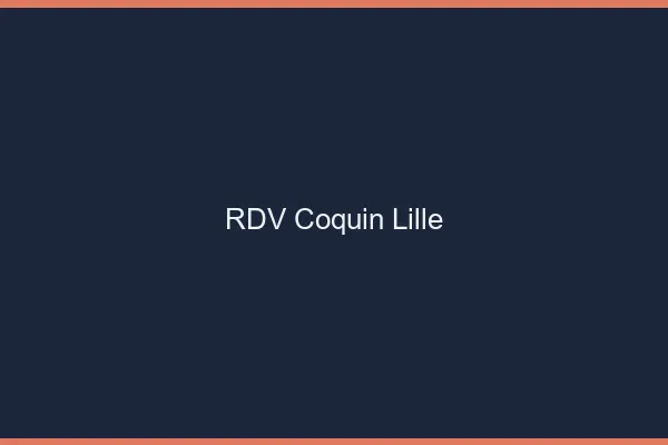 RDV coquin Lille