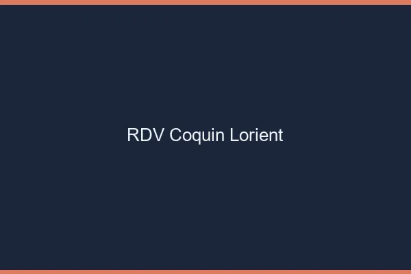 RDV coquin Lorient