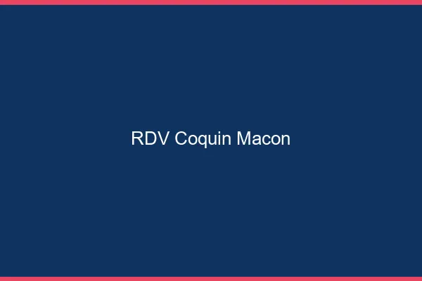 RDV coquin Mâcon