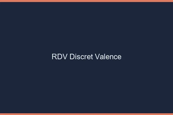 RDV discret Valence