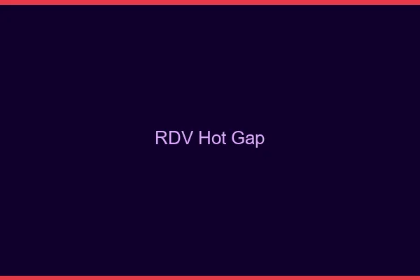 RDV hot Gap