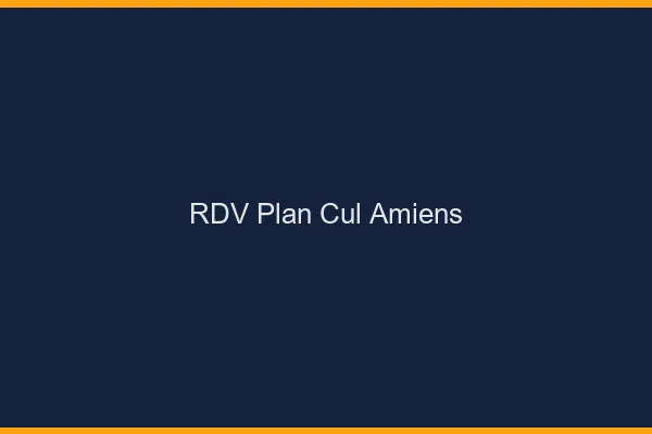 RDV plan cul Amiens