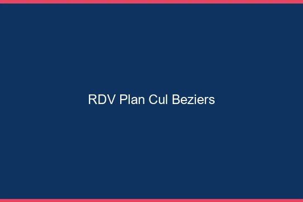 RDV plan cul Béziers