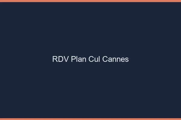 RDV plan cul Cannes