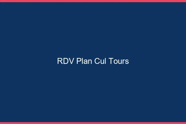 RDV plan cul Tours