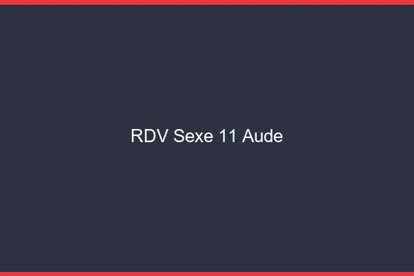 RDV sexe 11 aude