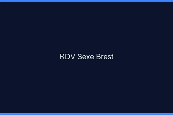 RDV sexe Brest