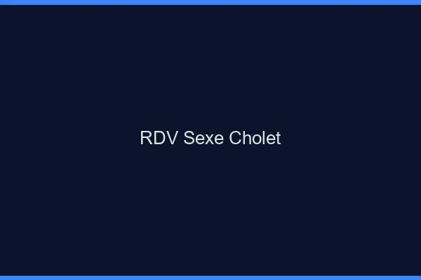 RDV sexe Cholet