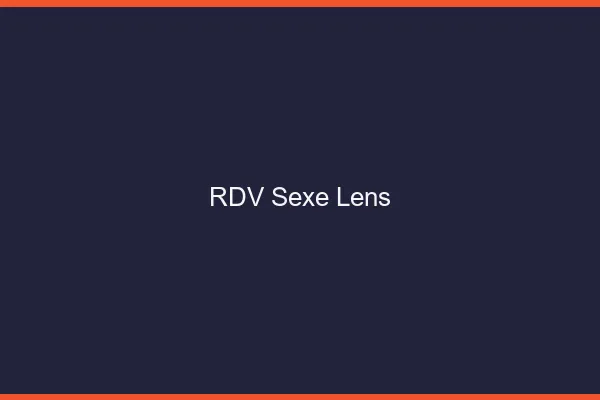 RDV sexe Lens