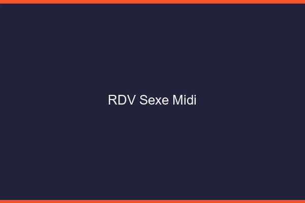 RDV sexe midi