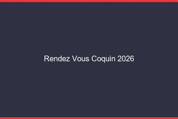 Rendez-vous coquin 2026